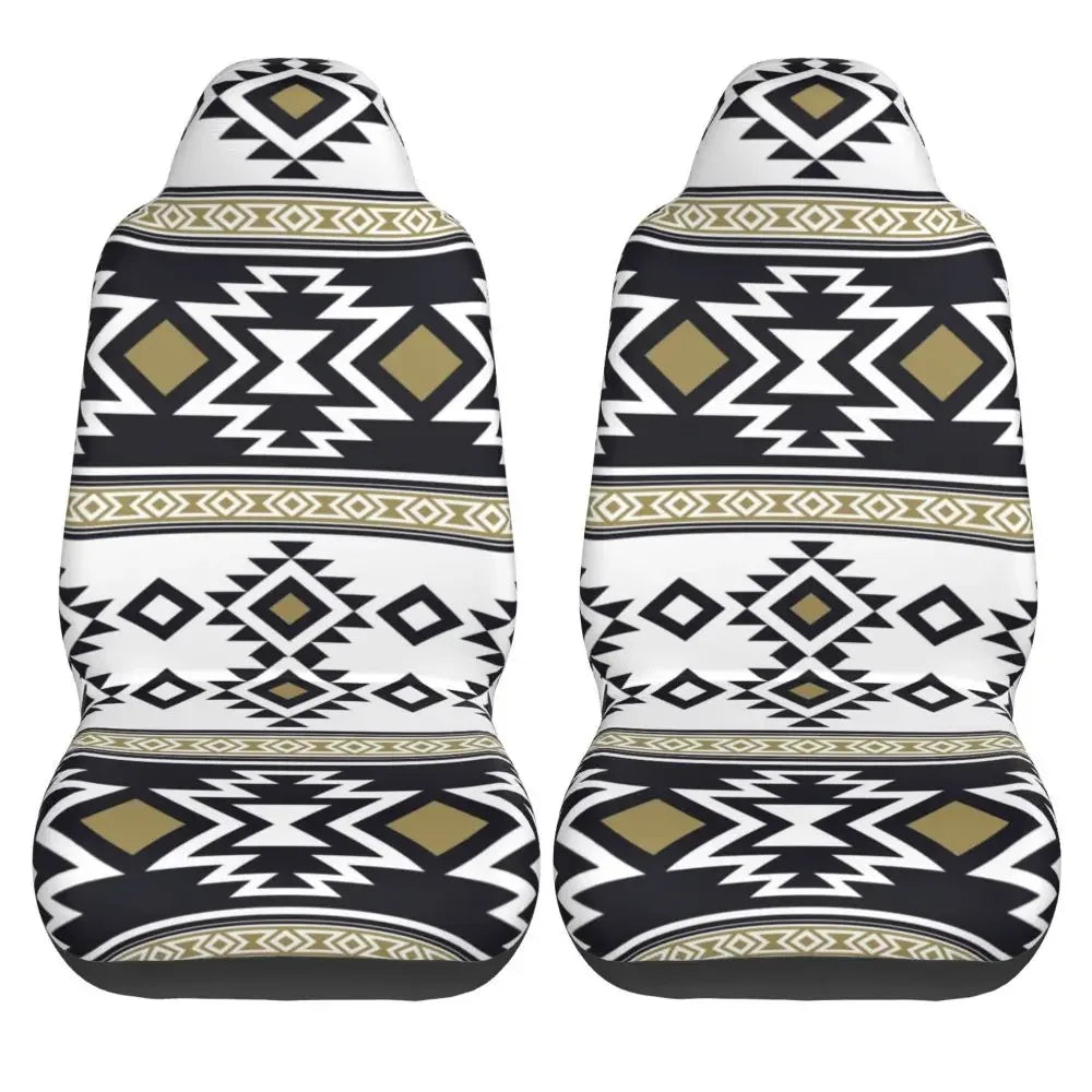 Antique African Textile Print Universal Car Seat Cover Protector Interior Accessories Women Seat Cushion/Cover Seat Protector