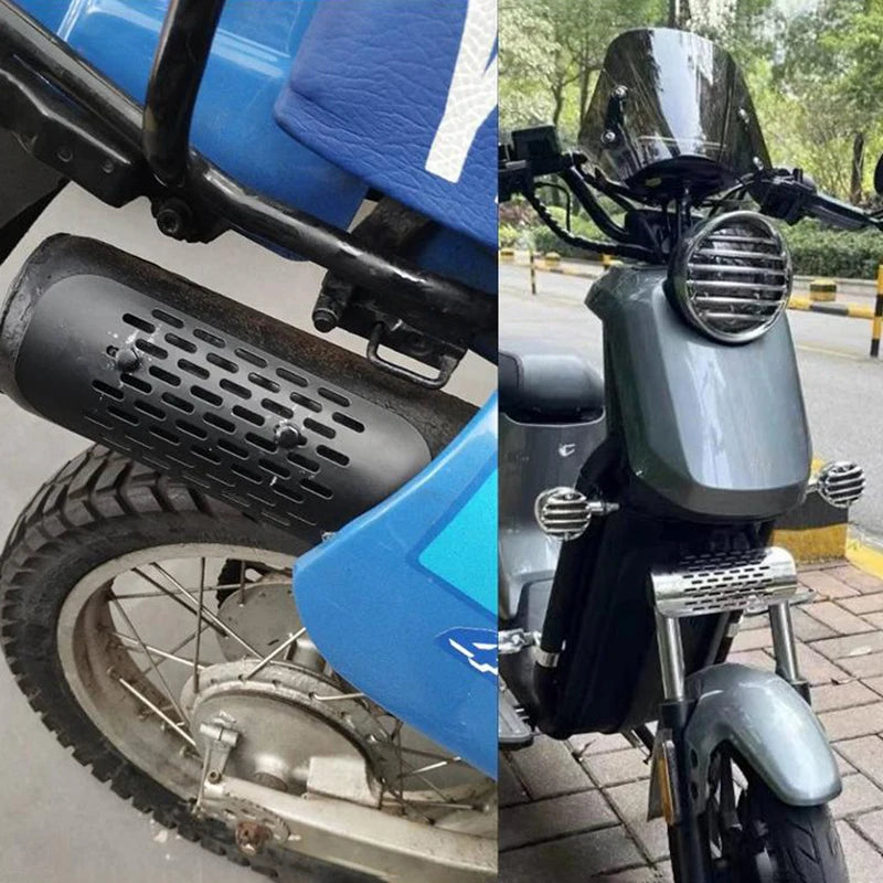 1PC Universal Motorcycle Exhaust Pipe Heat Shield Cover Muffler Protector Guard Moto Accessories Fit For Motorcycle