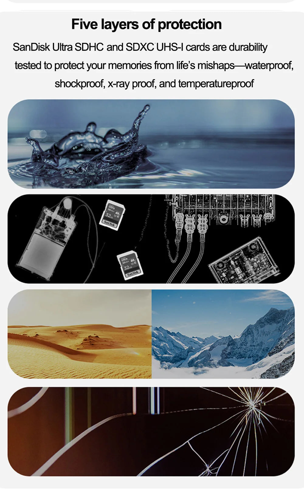 SanDisk Ultra/Extreme/Extreme PRO SD Card 256GB 128GB 64GB SDXC 32GB SDHC Memory Card C10 U1 U3 Carte SD Card  for Camera 4K UHD