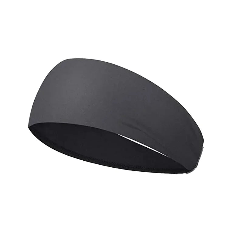 Sports Solid Color Headbands Elastic Non Slip Quick Dry Workout Fitness Yoga Unisex Hairband Sweatband Bandana Hair Accessories