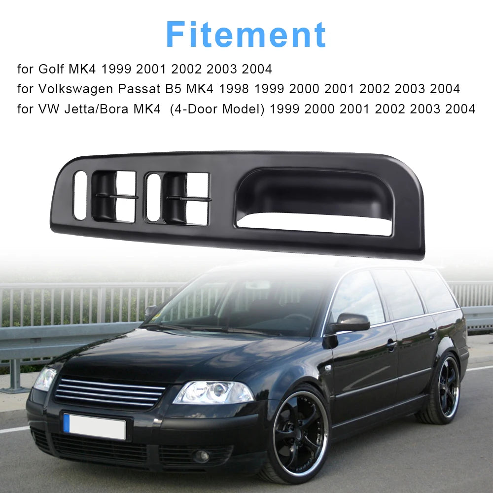 Car Window Switch Control Panel Bezel Trim For Volkswagen VW Passat B5 Golf 4 Jetta Bora Golf Mk4