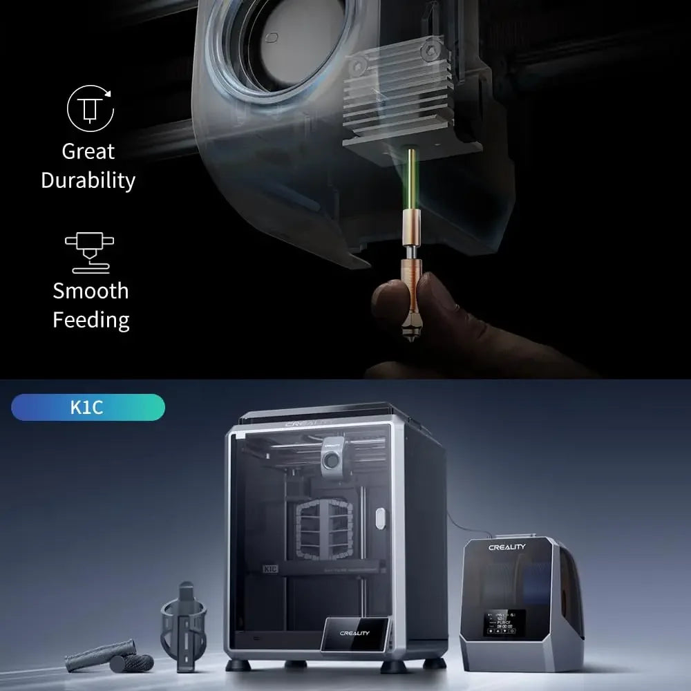 Creality K1C Nozzles Kit Unicorn Quick-Swap Nozzle 0.4/0.6/0.8mm Hardened Steel High-Speed for K1C / Ender 3 V3 Upgraded parts