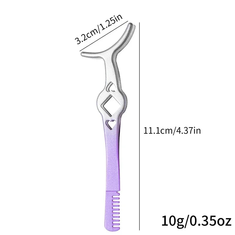 Color Eyelash Comb Tweezers Carbon Steel Professional Pincet Lashes Extension Tweezers False Eyelashes Applicator Makeup Tools