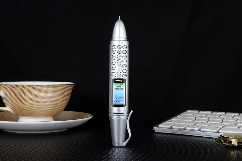 Funny Cute Phone With Pen Function Two Sim Magic Voice BT Dial Special Shape Mini Mobile Phone FM Camera 2G GSM Cheap Portable