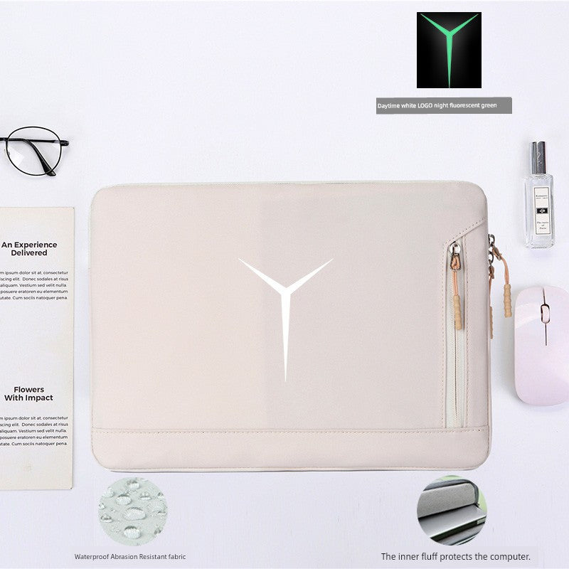 Gaming Notebook Applicable to Lenovo Saver R9000p Laptop Bag Liner Bag 2023 Y9000/7000x/K Waterproof Bubble Wrap Fleece-lined Protective Case 15.6-Inch Drop-Resistant