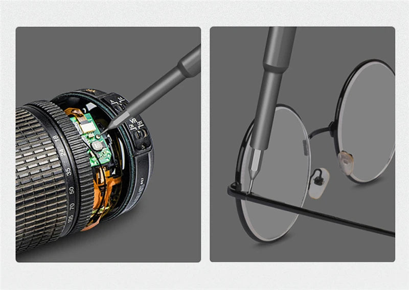 63 In 1 Screwdriver Set Precision Magnetic Screw Driver Bits Torx Hex Bit Handle Mobile Phone Repair Screwdrive Kit Tools