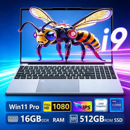 2026 New Gaming Laptop Computer intel Core i9 10980HK/9900U Notebook PC 16GB RAM 1TB SSD Windows 11 Portable i9 Laptop PC Gamer