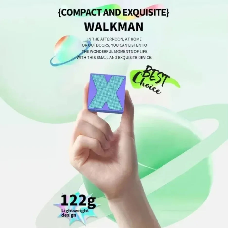 portable Mini wireless Bluetooth audio speaker full range audio player suitable for outdoor activities office and relaxation