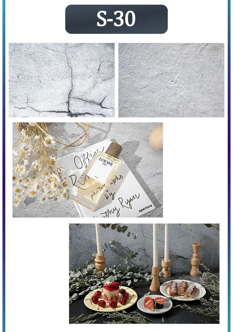 Photo Background for Food Cosmetics Photophones for Photos Art Paper 53X84cm 2Sides Photography Background Backdrops Christmas