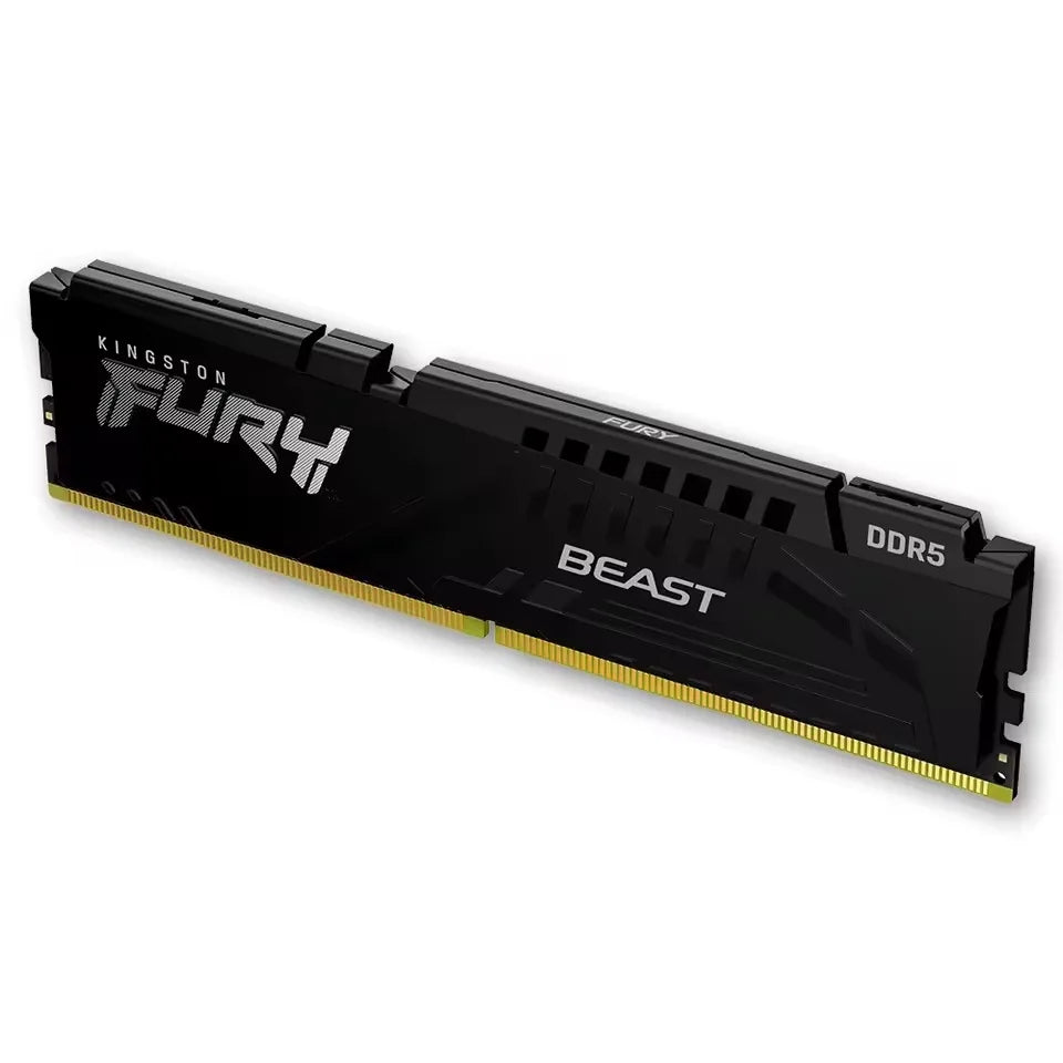 Kingston Fury Beast DDR5 CL30/40 Ram XMP EXPO Desktop Memory  8/16/32GB 4800 5200 5600 6000 6400 6800Mhz DIMM