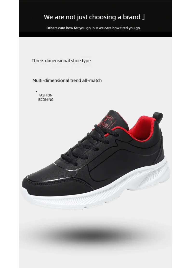 Road Running Shoes Unisex Waterproof Running Shoes Comfortable Athletic Shoes Waterproof and Slip-Resistant Travel Shoes