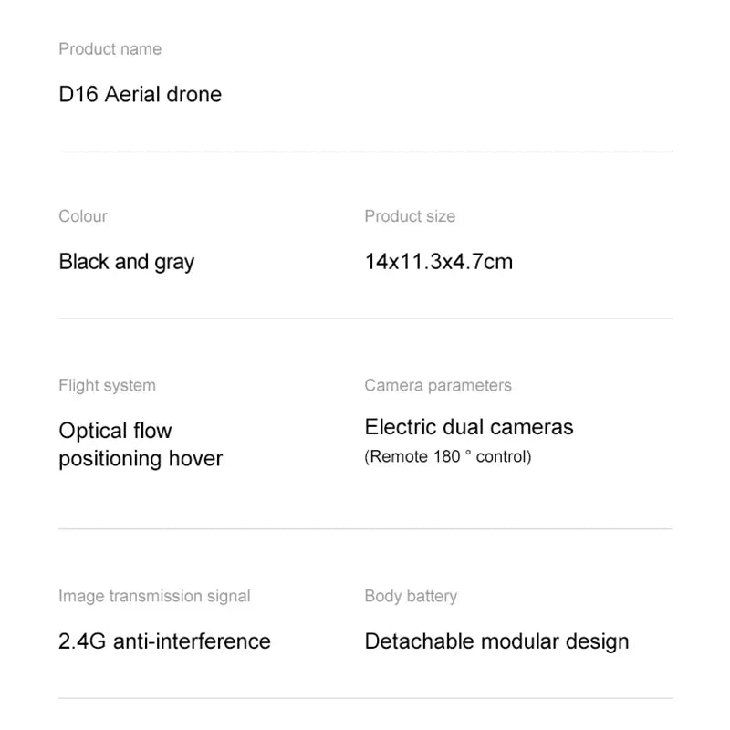 Xiaomi D16 Drone Profesional 8K HD Dual Camera Aerial 180° Electric Adjustable GPS Obstacle Avoidance Bushless Motor UAV New