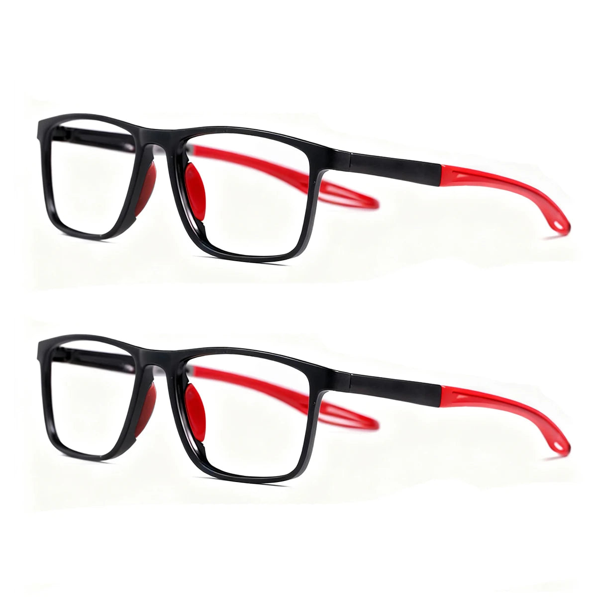 2PCS 3-in-1 Progressive Reading Glasses - Anti-Blue Light, Multifocal Lenses for Near & Far Vision, +1.0 to +3.0 Diopter