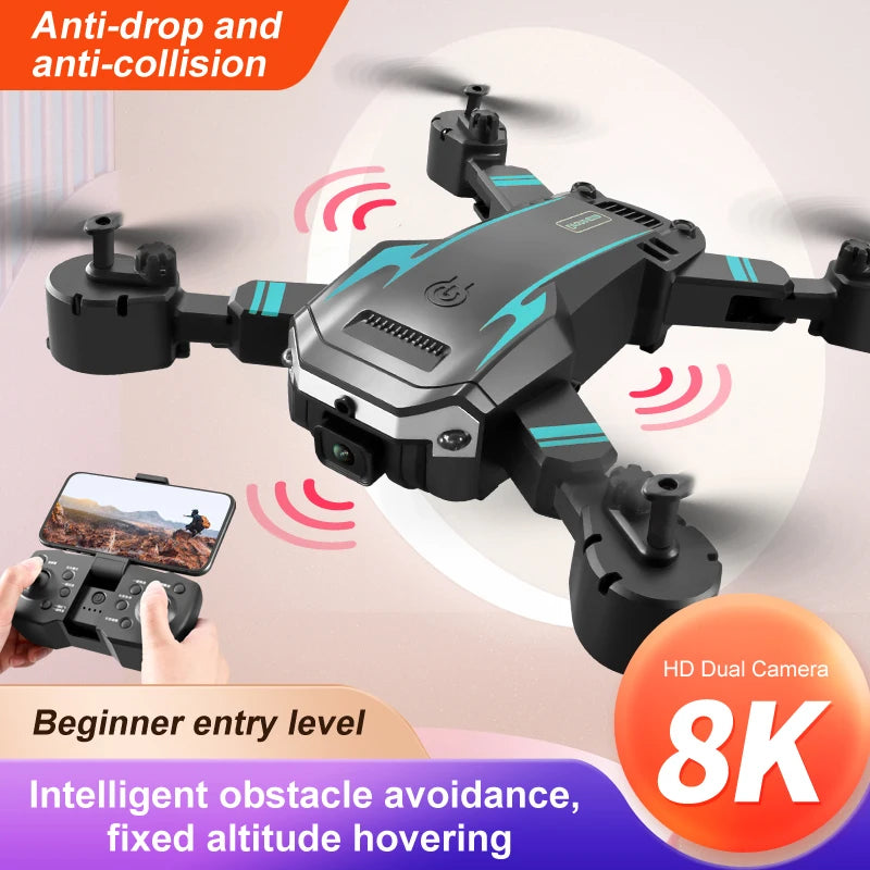 NEW G6 Mini Drone RC Camera Dron Remote Control Quadcopter Follow Me Helicopter Circle Fly Drones For Kids Toys Birthday Gift
