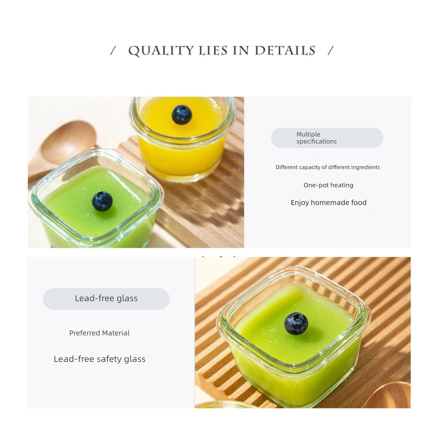 Mold Oven Baking at Home Glass Steamed Sponge Cake