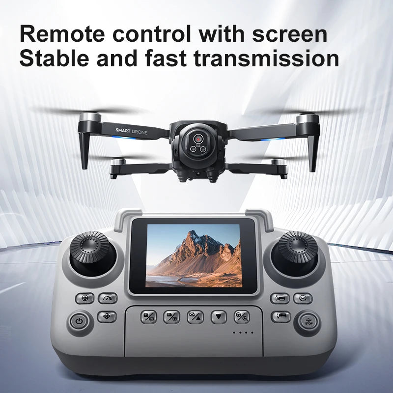 New D18 Drone 4K Professional HD 150° Electronic Adjustment Double Camera WIFI FPV With Screen Remote Control UAV Quadcopter Toy