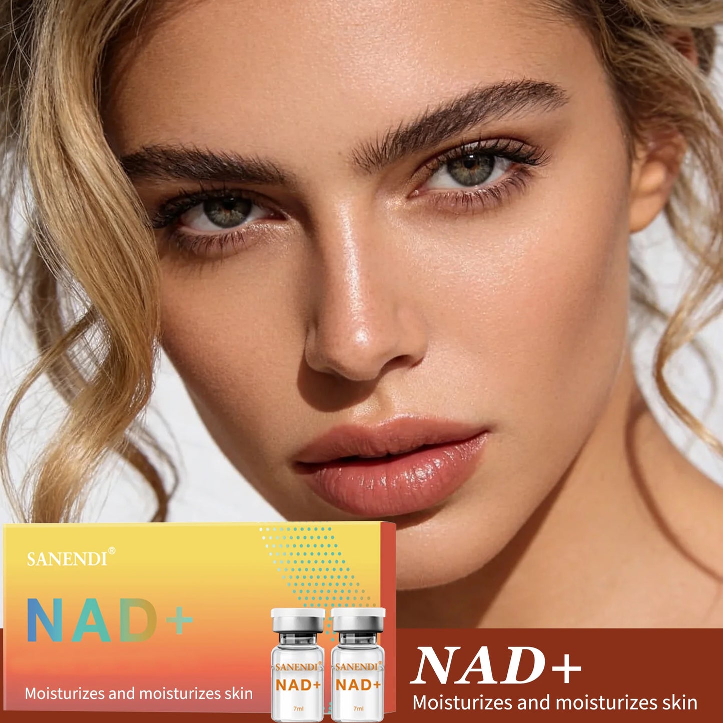 Sanendi Facial Skin Firming Serum NAD+ Age-defying Serum Skin Moisturizing and Replenishing Fine Line Minimizer Skin Care