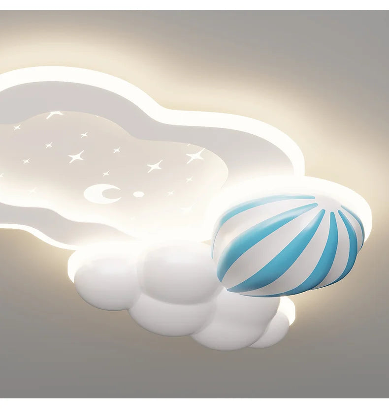 Modern Led Children's Bedroom Ceiling Lights Cloud Airplane Chandelier Boy Girl Room Lamps Home Indoor Decor Lighting Fixtures