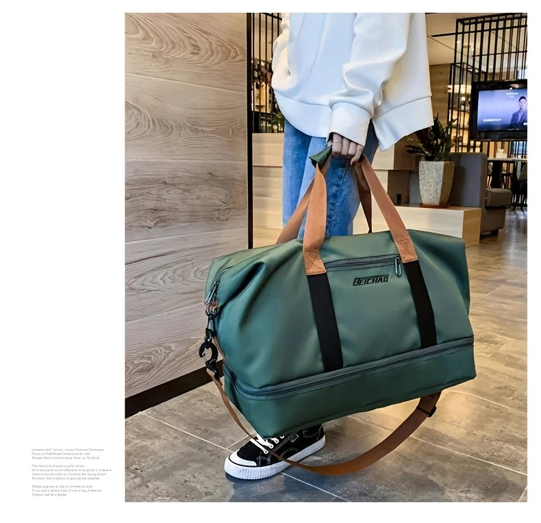 Large Capacity Luggage Bag, A Good Helper for Travel and Boarding Storage, Fashionable and Practical At The Same Time