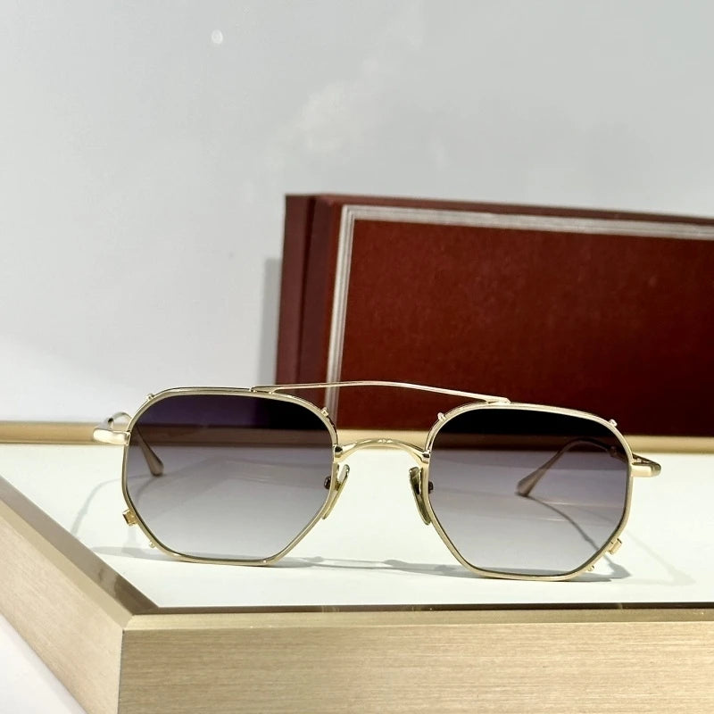 MARBOT Sunglasses Alloy Oval Women Men Fashion Popular Luxury Brand Women Sunglasses Designer  Shades Outdoor Retro