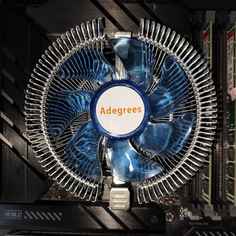 CPU Cooler 3PIN PC Radiator CPU Fan for Intel LGA 1366 1200 1150 1151 1155 1156 1700 2011 X99 X79 AM2 AM3 AM3+ AM4