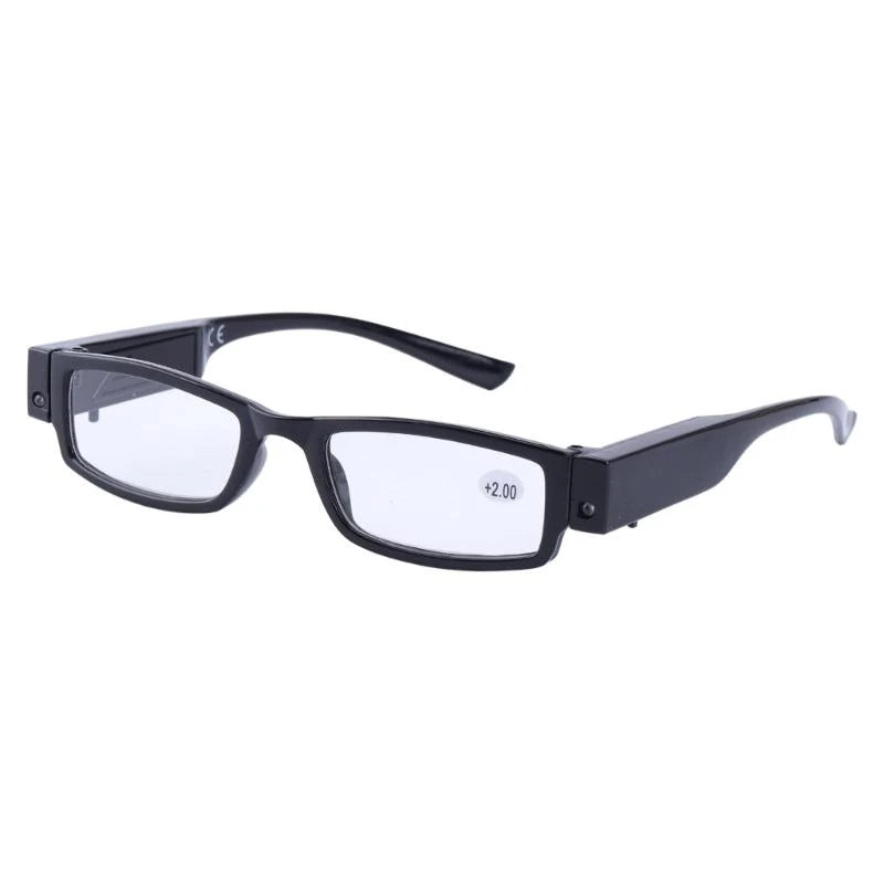 Multi Strength LED Reading Glasses Eyeglass Spectacle Diopter Magnifier Light UP New Drop Shipping