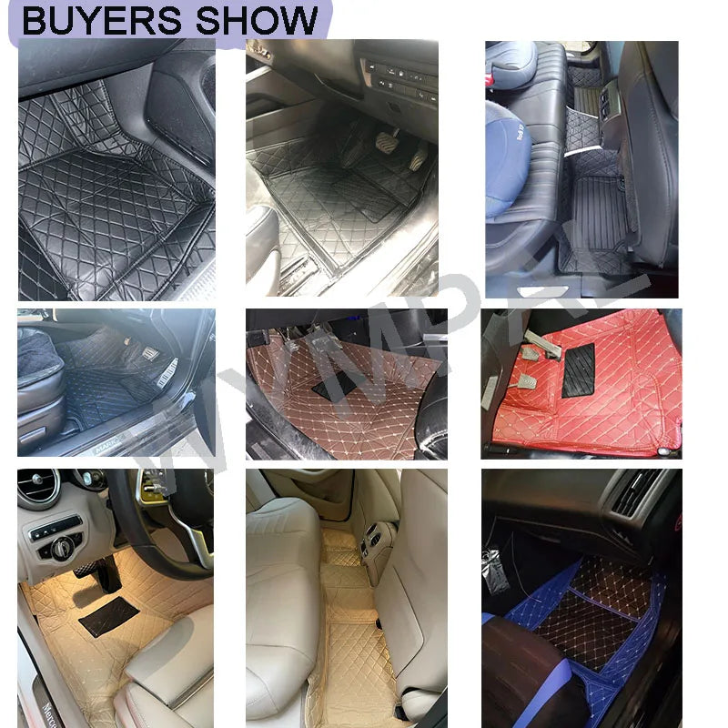Car Floor Mats For VW Golf 4 MK4 1998 1999 2000 2001 2002 2003 car Accessories Leather Carpets Rugs Foot Pads