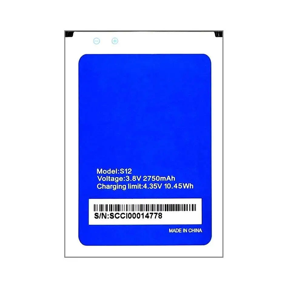Mobile Phone Battery Environmentally Friendly 2750Mah For Homtom S12