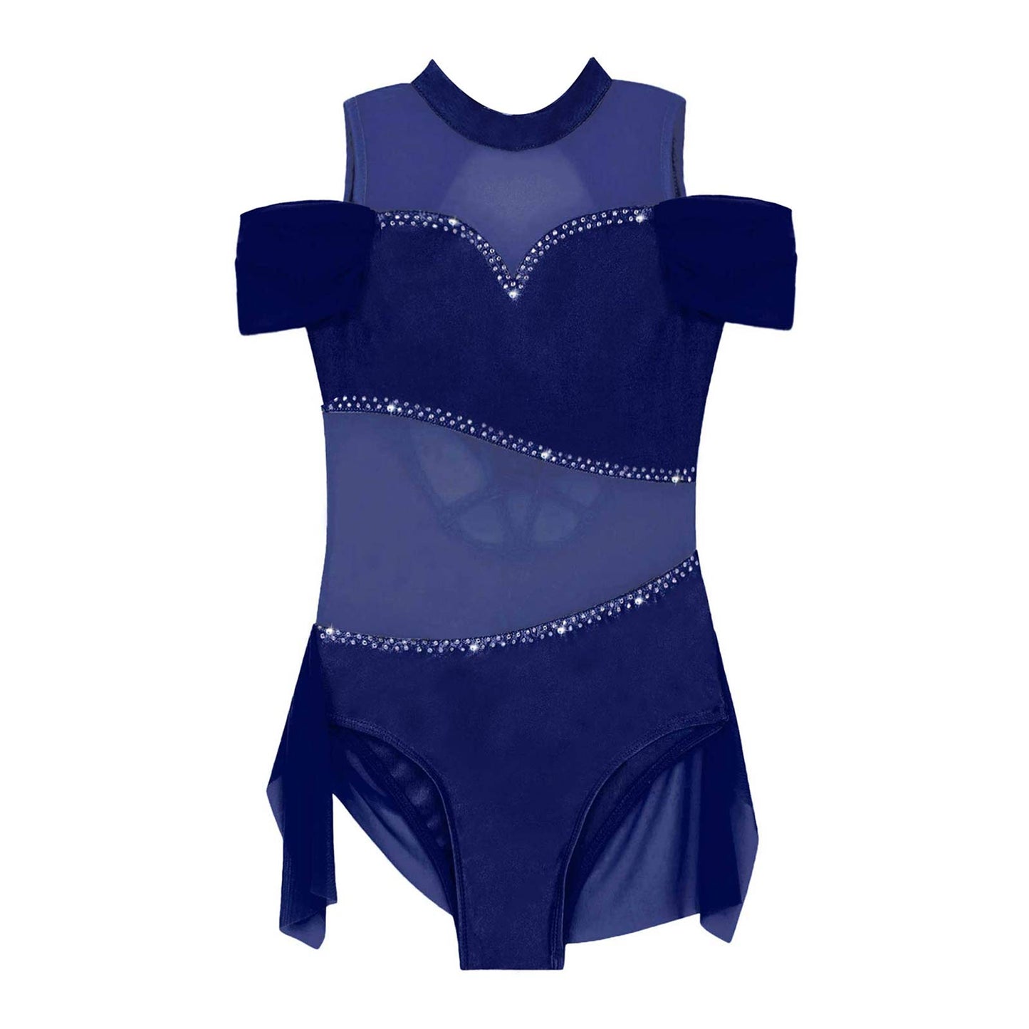 Kids Girls Sleeveless Sports Gymnastics Workout Dress Children Patchwork Ballet Dance Leotard Ballerina Fairy Party Costumes