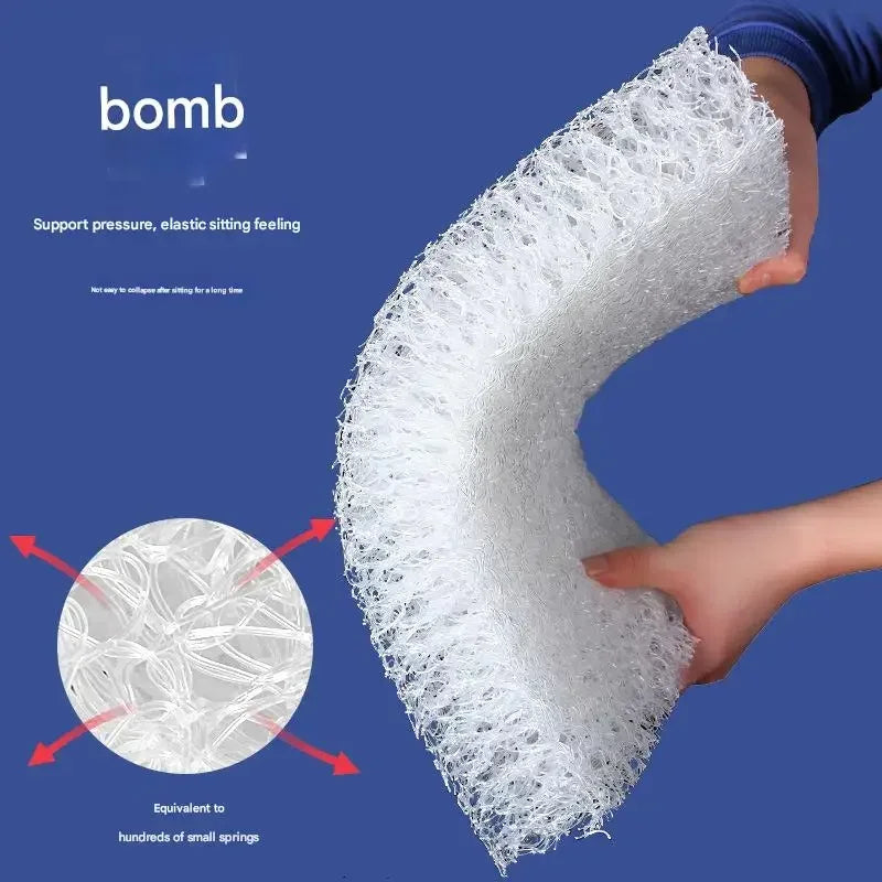 Breathable Cushion Made of 4D Air Fiber, Office Seat Cushion Is Dirt Resistant and Washable, Floor Cushion for Pet Food