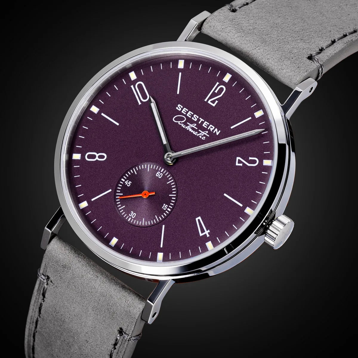 SEESTERN 2024 New Men Watch Automatic Business Wristwatches ST1701 Movement Ultra Thin Clock Top Brand Luxury  Fashion Casual