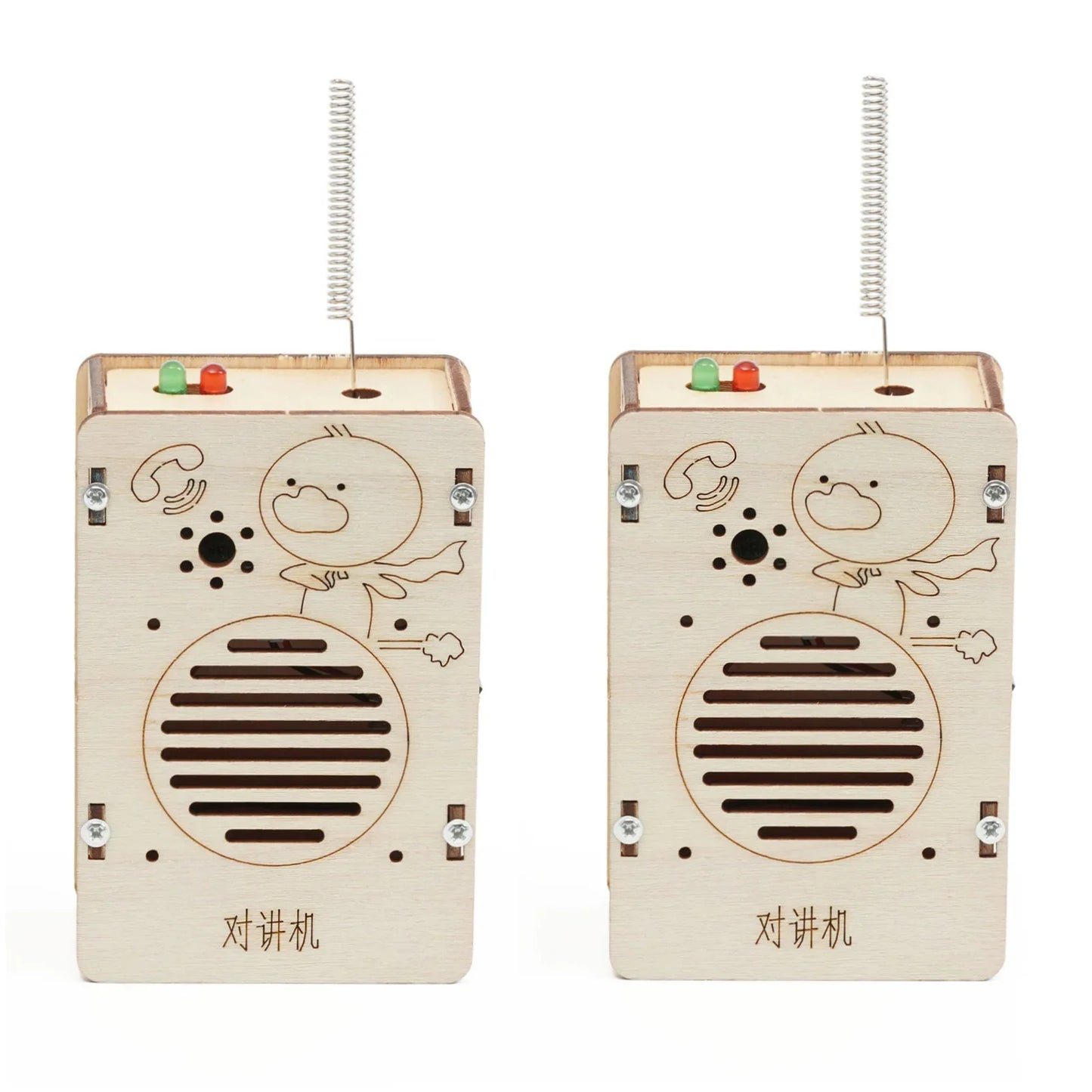 Wireless Walkie-talkie Model DIY Science Toys Physics Experimental Tool Kit Children Educational Toys School Supply