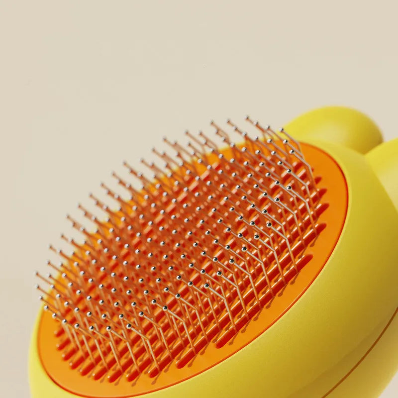 20PC/Lot Cat Grooming Comb Self-cleaning Pet Hair Remover Brush Massage Comb Cat Cleaning Products