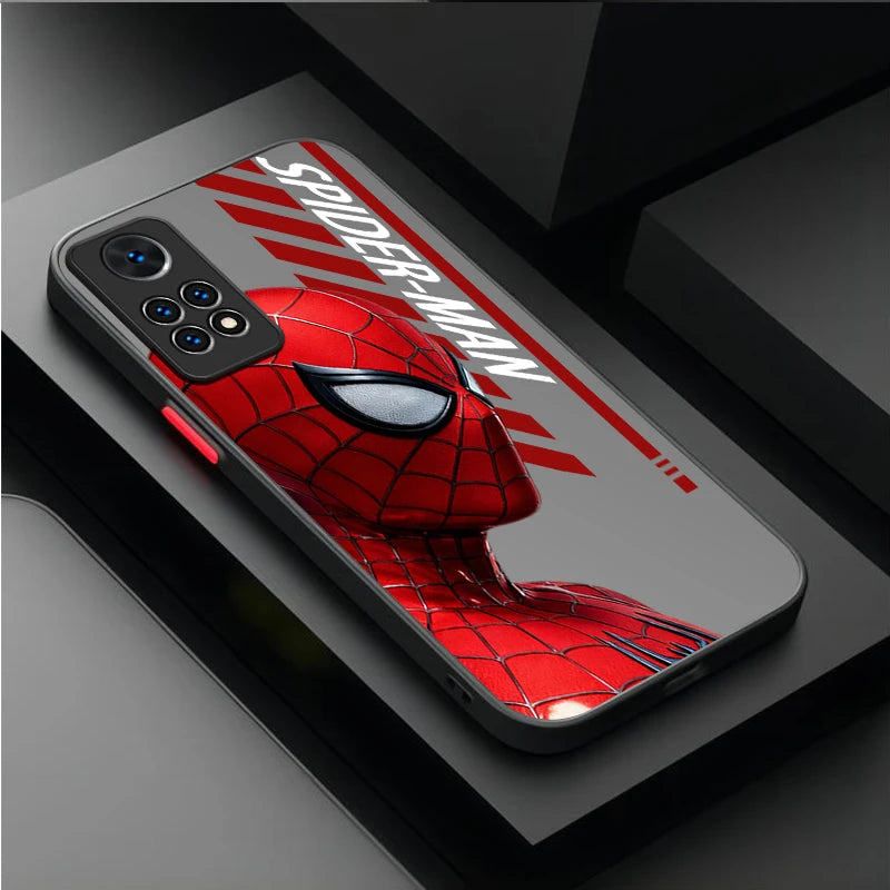 Bat Spider Man Venom Hulk Case For Xiaomi Redmi Note 14 13 12 11 Pro Plus 5G 12S 11S 10S 10 9 Redmi 14C 13C 12C 12 4G A3 A3X