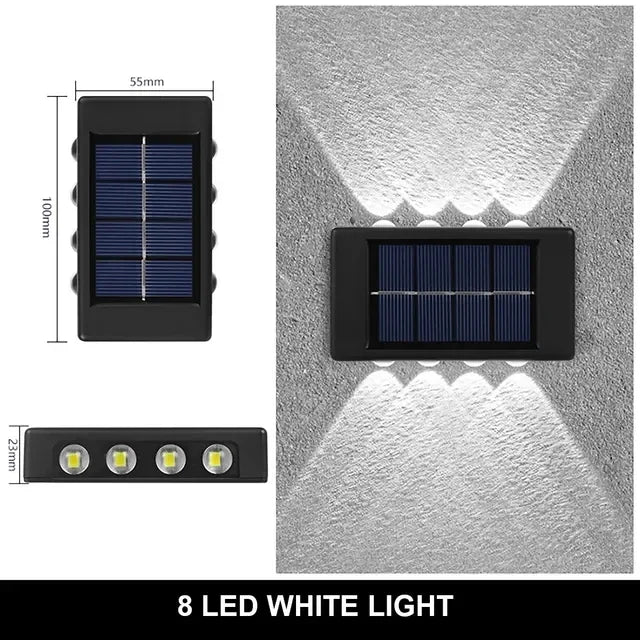 Ultra Bright 102 LED Solar Garden Light PIR Motion Sensor Outdoor Security Wall Lamp 1200mAh 18650 Rechargeable Street Light