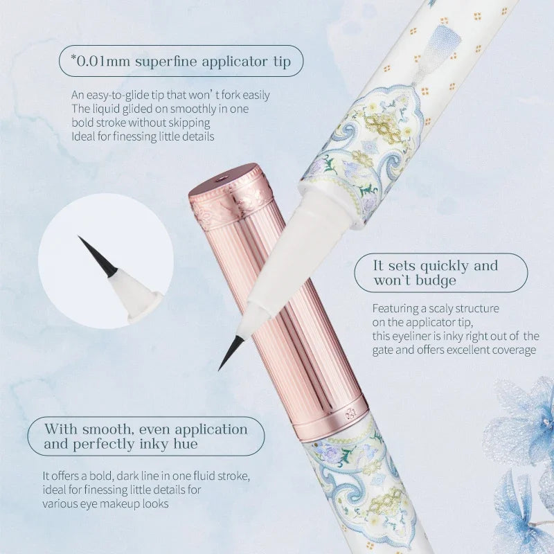 Flower Knows Mascara Eyeliner Butterfly Cloud Collection Long-lasting Waterproof Lash-Lengthening Non-Smudge Fine Natural