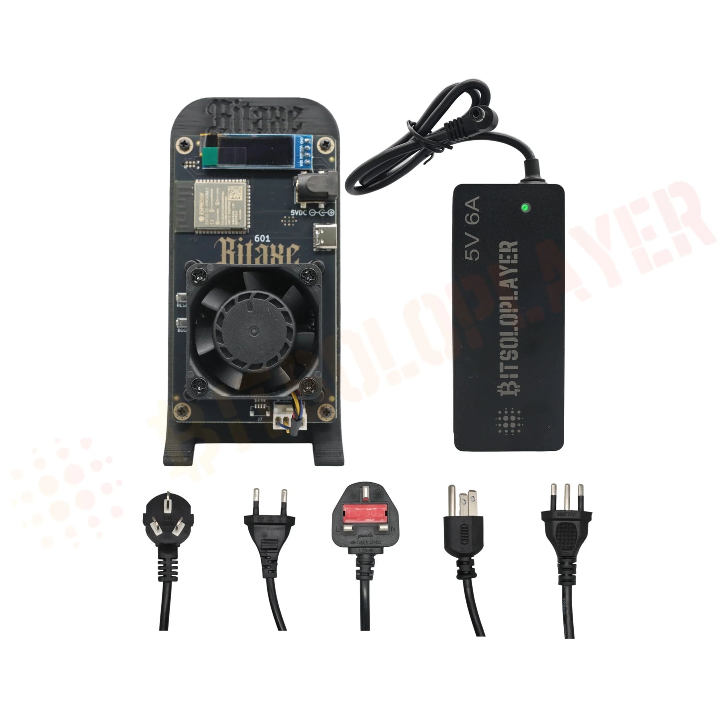 bitcoin miner Bitaxe gamma 601 1.2th/s 18w BM1370 ASIC BTC miner Lottery Miner home miner With power adapter