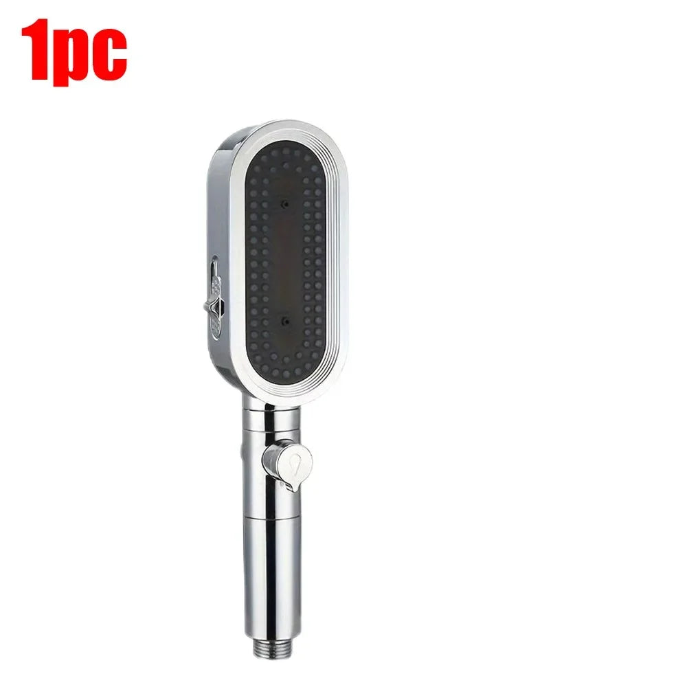 1PC 3 Modes Handheld Filtered Shower Head Hard Water Filter Showerhead Powerful High Pressure Showerhead with On-Off Switch