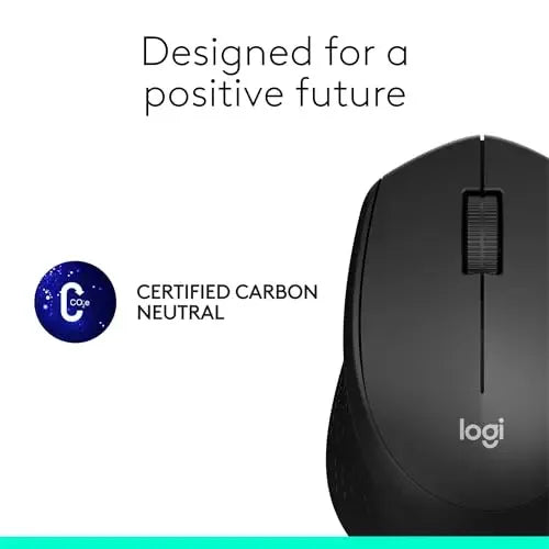 Logitech M330/M331 Wireless Silent Mouse, Ergonomic Comfort Design Quiet Click USB Plug and Play Mouse for PC Laptop Desktop