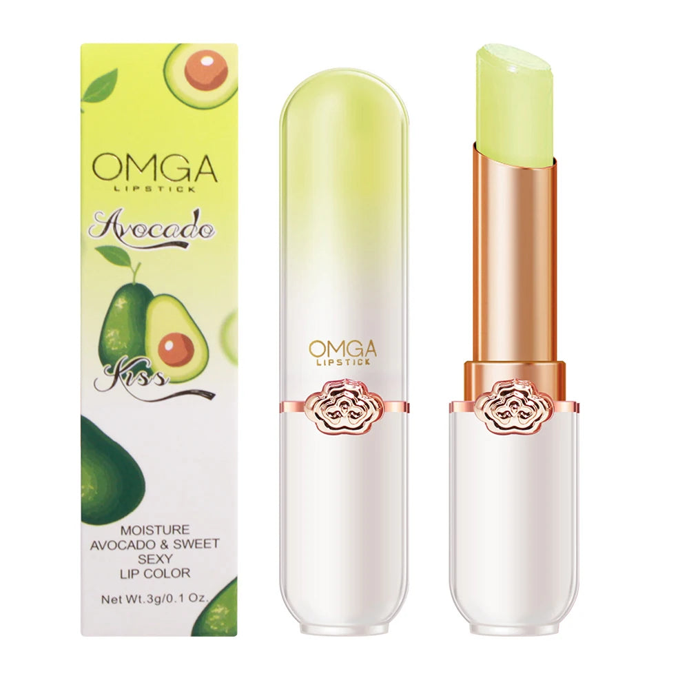 Moisturizing Lip Gloss Color Changing Lipstick Peach Lipstick Temperature Color Changing Waterproof Makeup Lipstick Cosmetics