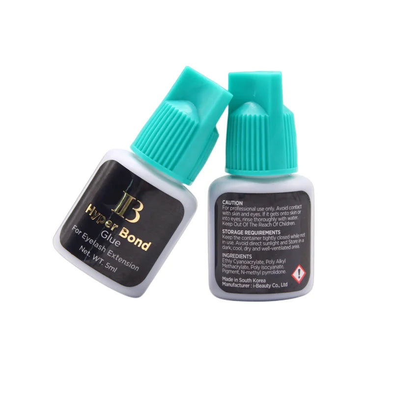 2/5/10Pcs Ibeauty Hyper Bond Individual Cyan Cap 5ml Quick Drying 6 Weeks Lasting Strong Lashes Adhesive From Korea Makeup Tool