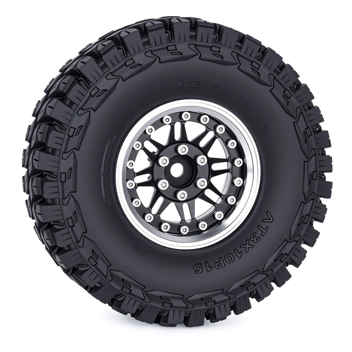 4Pcs 1.9 Aluminum Beadlock Wheel Rims Adjustable Offset 12mm Hex for 1/10 RC Crawler Car TRX4 TRX6 SCX10 90046 GEN7 8 D90 Parts