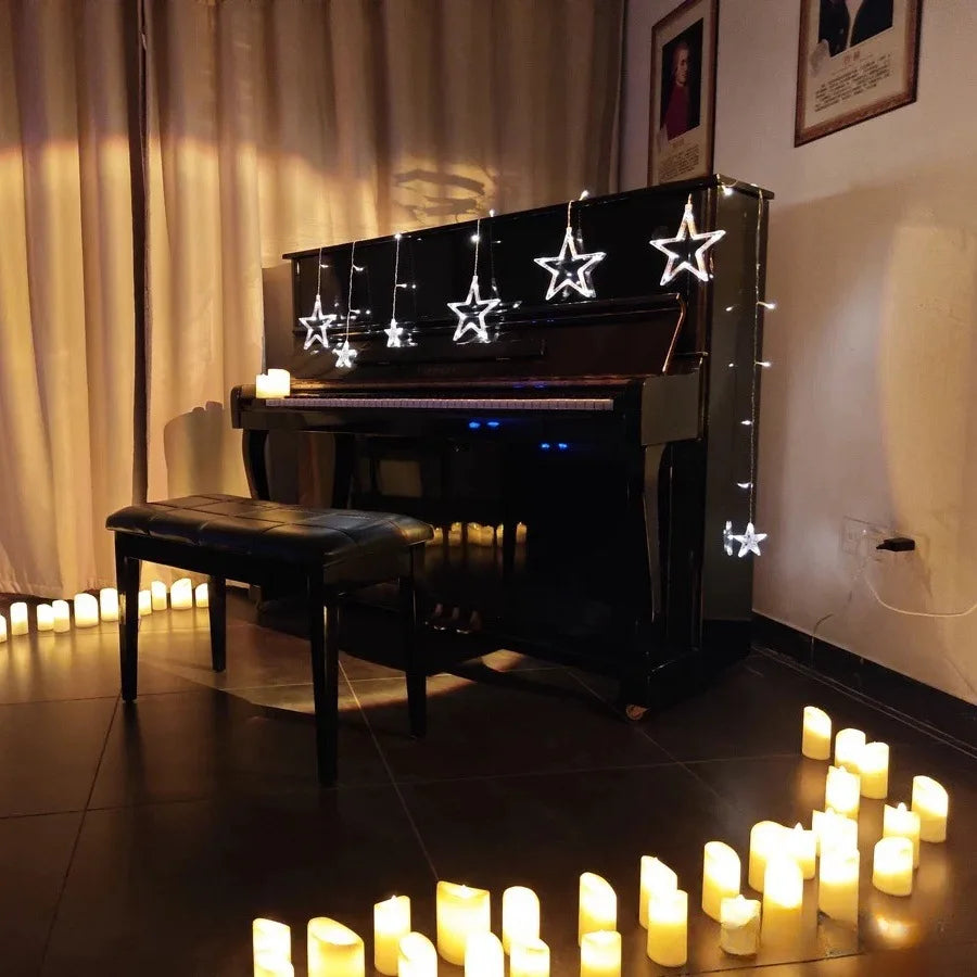 Christmas decorative LED electronic candle lamps,suitable for birthday,hotel,wedding and party decoration fake candle holders