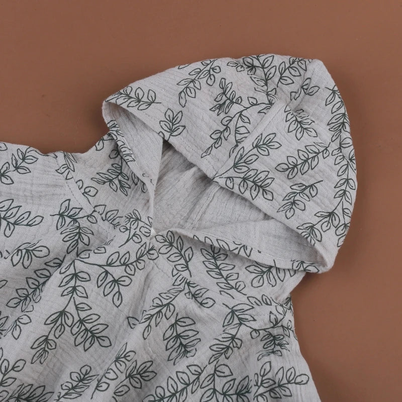 Pure Cotton Baby Towel Solid Color Muslin Baby Hooded Bath Towel Kids Newborn Swim Beach Bathrobe Quick Dry Facecloth Baby Stuff