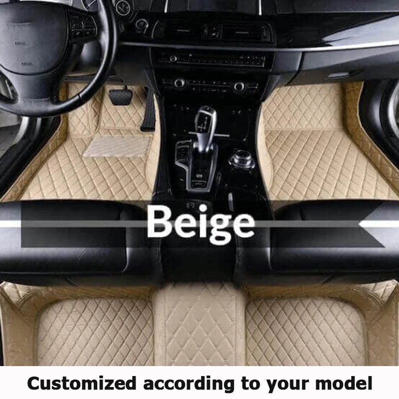 Car Floor Mats For VW Golf 4 MK4 1998 1999 2000 2001 2002 2003 car Accessories Leather Carpets Rugs Foot Pads