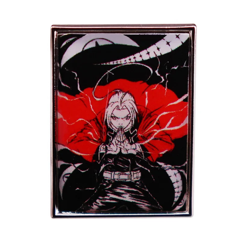 Fullmetal Alchemist Pins for Backpacks Badges on Backpack Manga Enamel Pin Accessories for Jewelry Cute Things Brooches Gifts