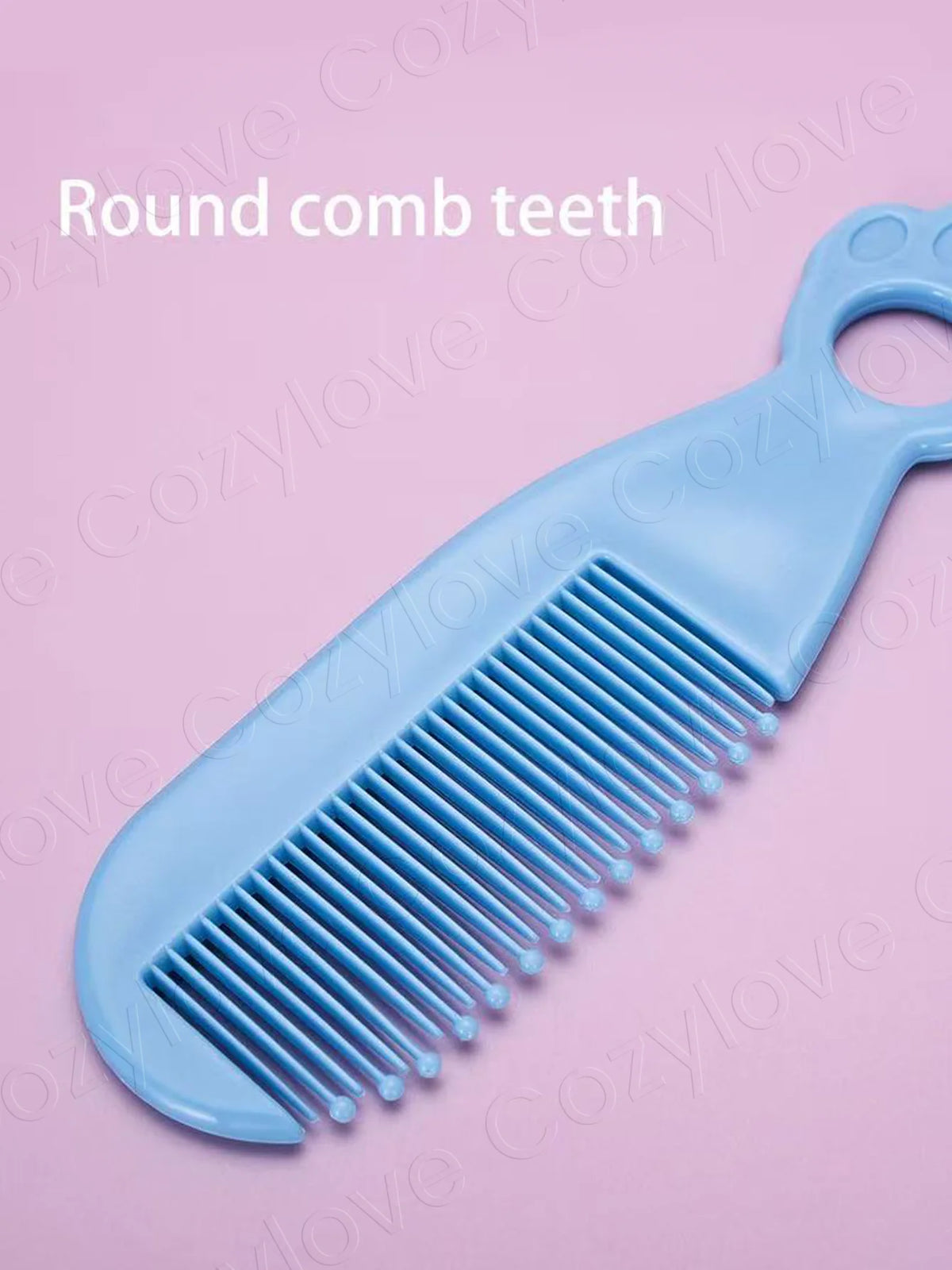 5 In 1 Baby Grooming Care Set, BPA Free Newborn Hair Brush Comb Nail Clipper Scissor File Kit, 5 Pastel Colors