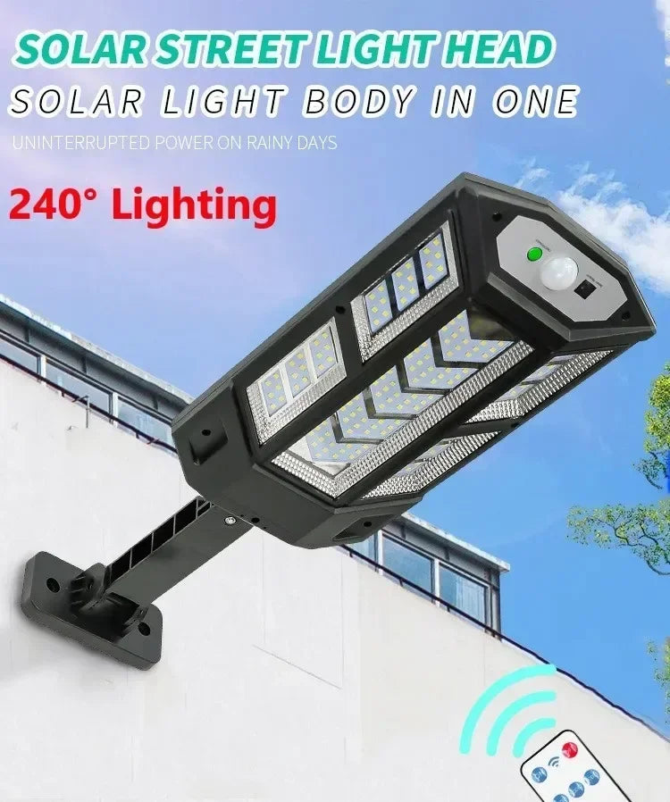 Newest Solar LED Light 300000LM Outdoor Solar Lamp Of Motion Sensor 4 Mode Waterproof IP65 Solar Garden Light Street Yard Lanter