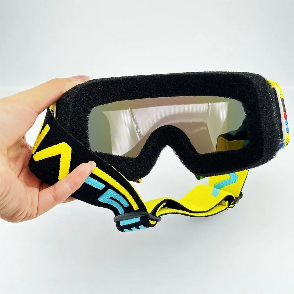 Motocross Dustproof ATV Goggles Mountain Biking MX Riding Ski Glasses UV400 Anti-sand Motorcycle Glasses Men Women