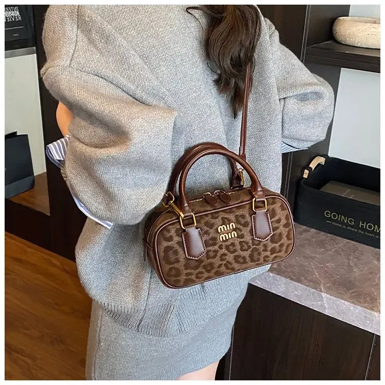Women's Square Leather Satchel Handbag | Tote Shoulder Crossbody Purse & Diaper Bag